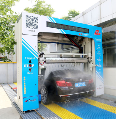 Stainless Steel Leisuwash DG Touch Free Car Wash Equipment With Contour-Following Air Dryer